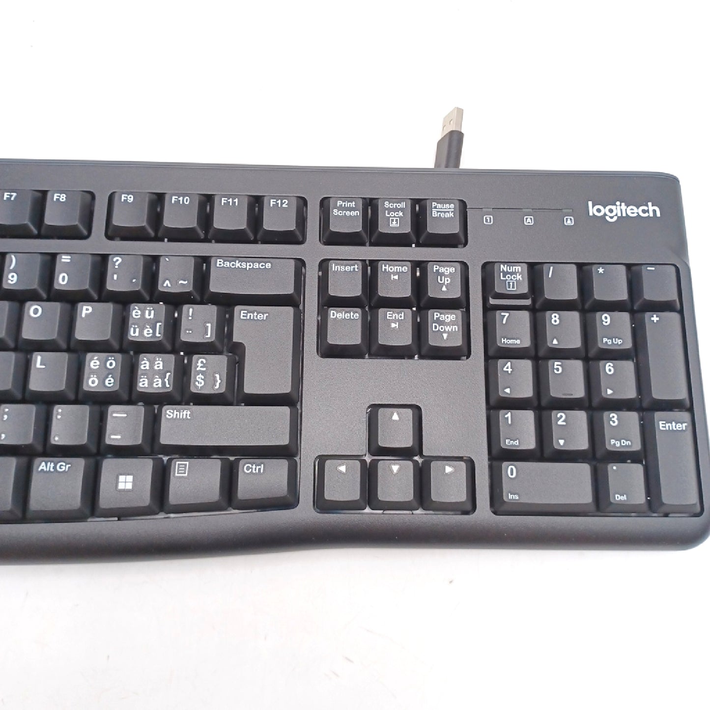 Logitech Tastatur Maus Set Computer Zubehör MK120 Swiss Kabelgebunden Ergonomisch komfortabel