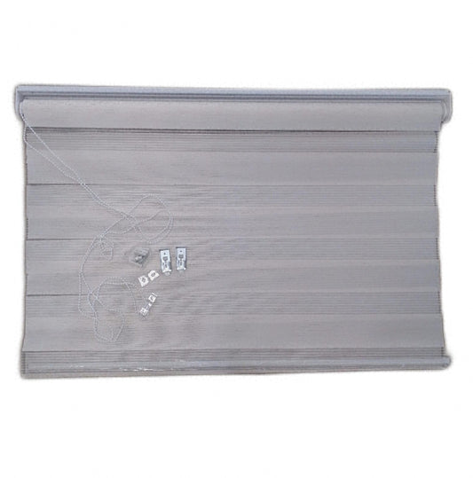 Blindecor Lira Doppelrollo Duo Rollo Tag Nacht Leinen Cremefarben 100 x 250 cm