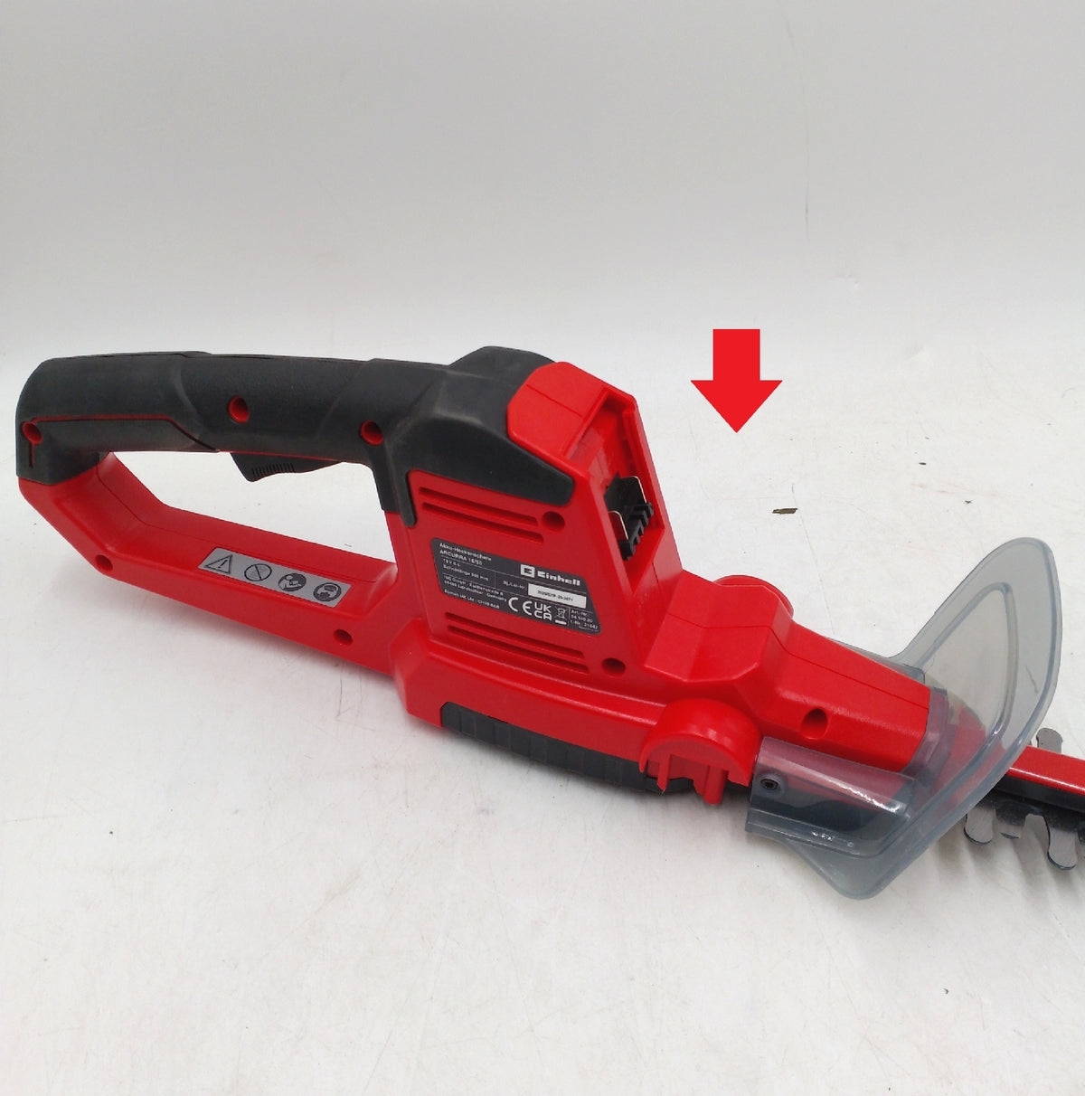Einhell Akku Heckenschere ARCURRA 18 55 Power X Change ohne Frontgriff ohne