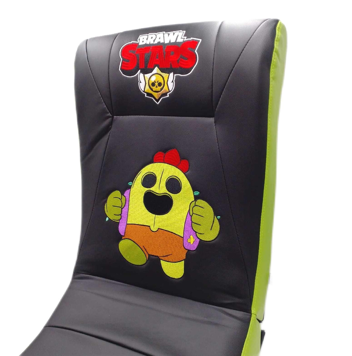 Subsonic Brawl Stars Spike Gaming Schaukelstuhl Schwarz Gruen Kunstleder Stickerei