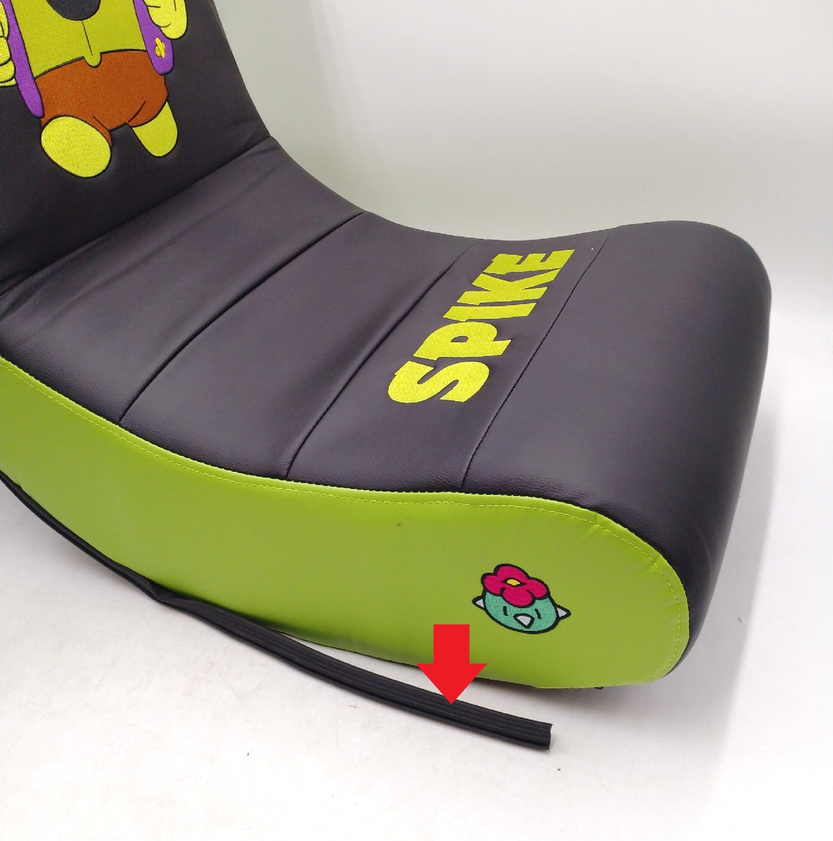 Subsonic Brawl Stars Spike Gaming Schaukelstuhl Schwarz Gruen Kunstleder Stickerei