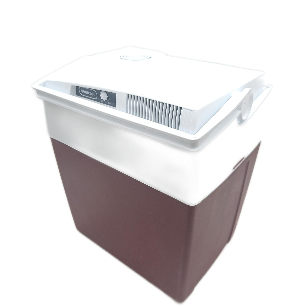 Mobicool ME27 elektrische Kuehlbox 12V 26L weinrot Trans