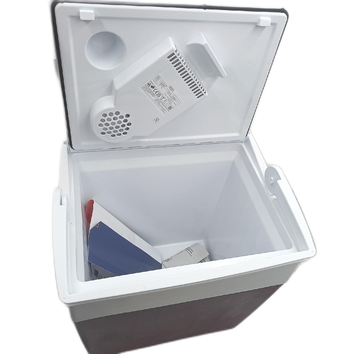 Mobicool ME27 elektrische Kuehlbox 12V 26L weinrot Trans