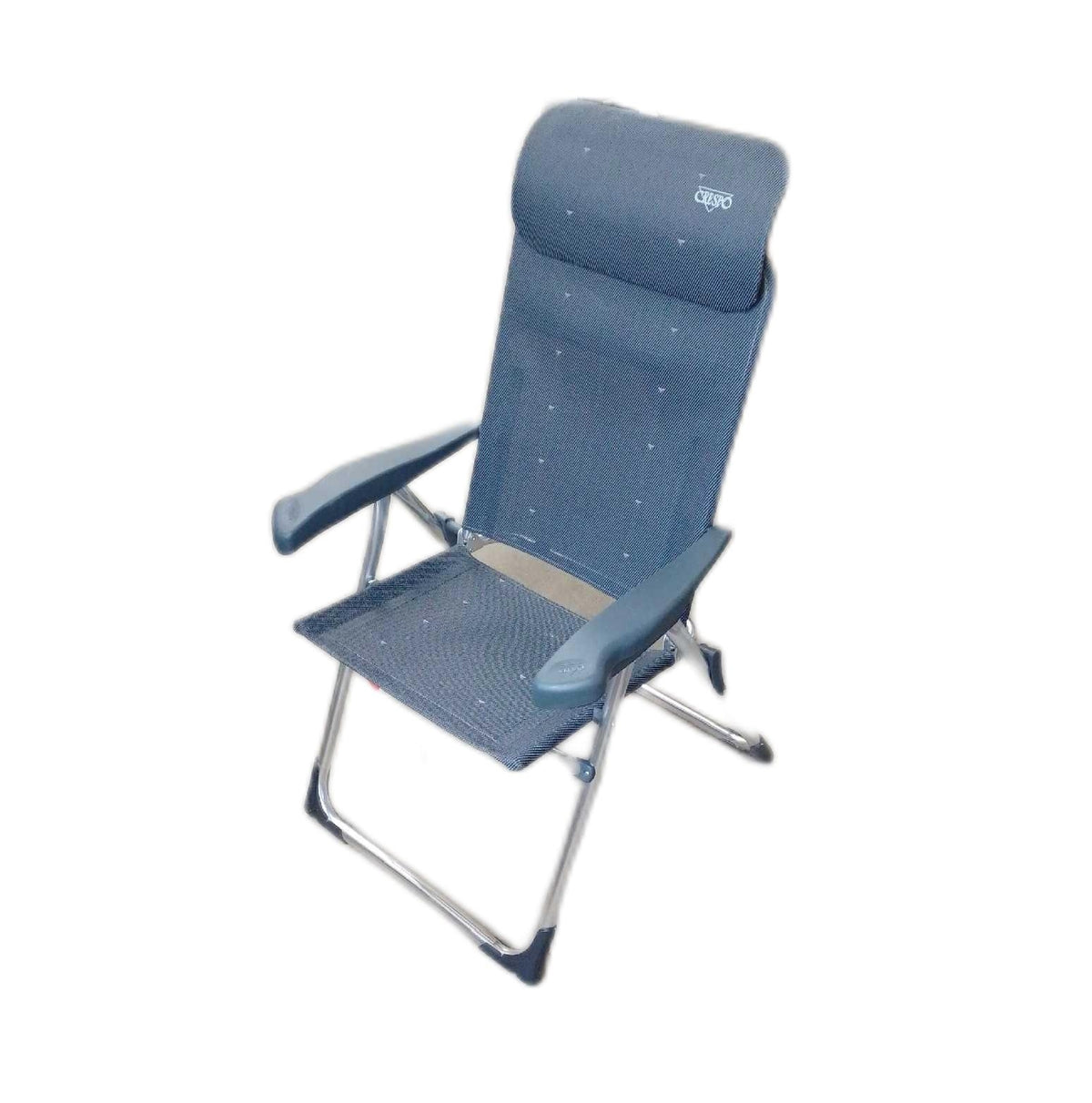 Crespo Campingstuhl Gartenmöbel AL213 Dark Grey Komfort Entspannung Outdoor Urlaub
