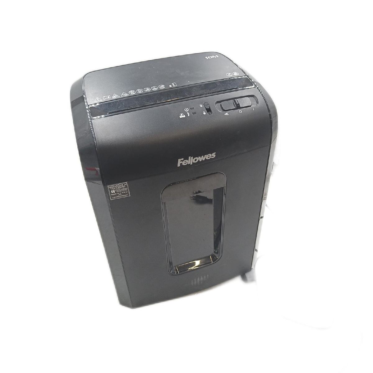 Fellowes Microcut Aktenvernichter 10 Blatt P5 Papierschredder Büro Home - Defekt