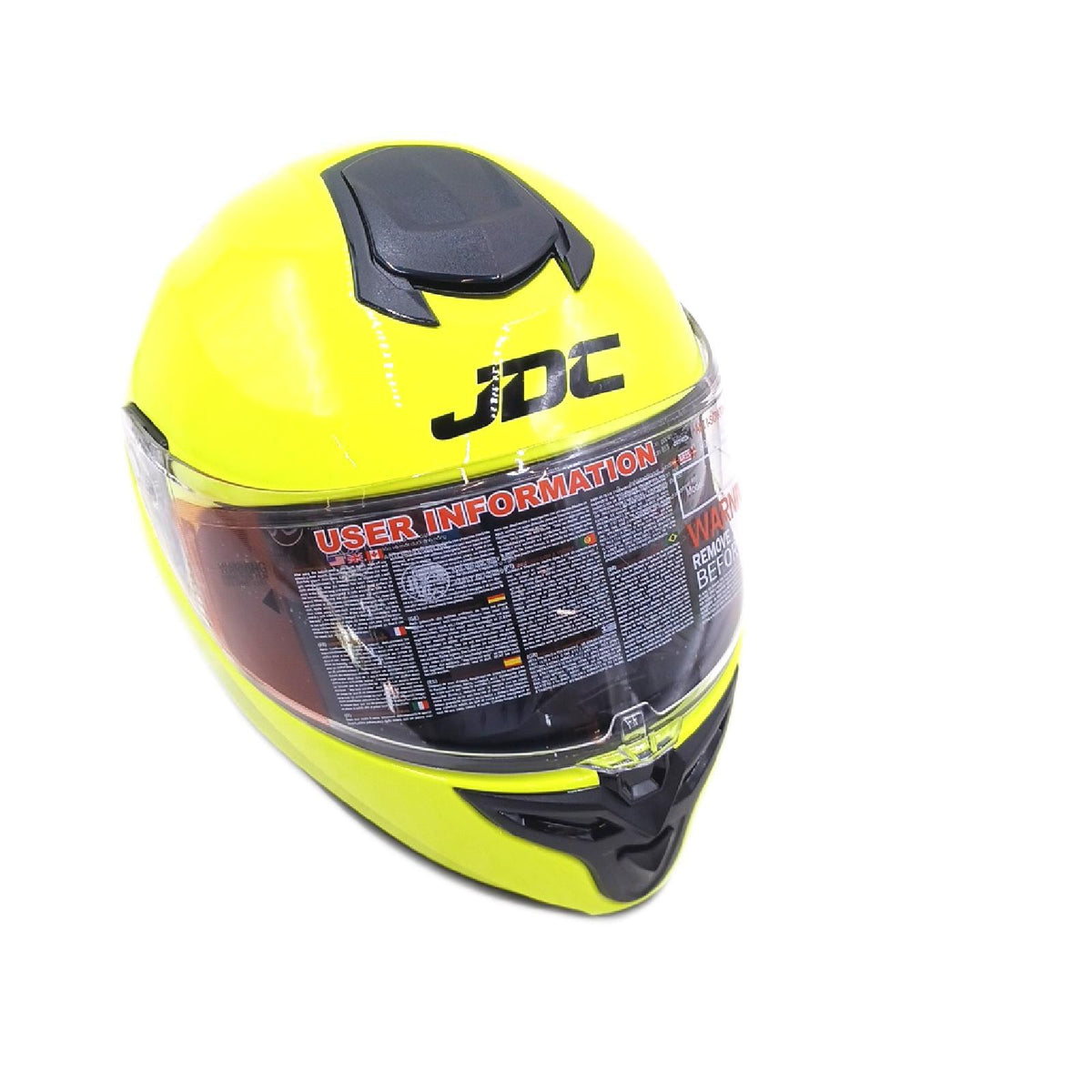 JDC Motorradhelm Full Face Helm Schutzhelm M 57 58cm Doppelvisier sicher off