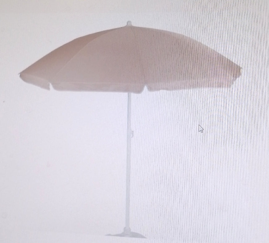 Relaxdays Sonnenschirm Balkonschirm Rund 180 cm Höherverstellbar Kipp