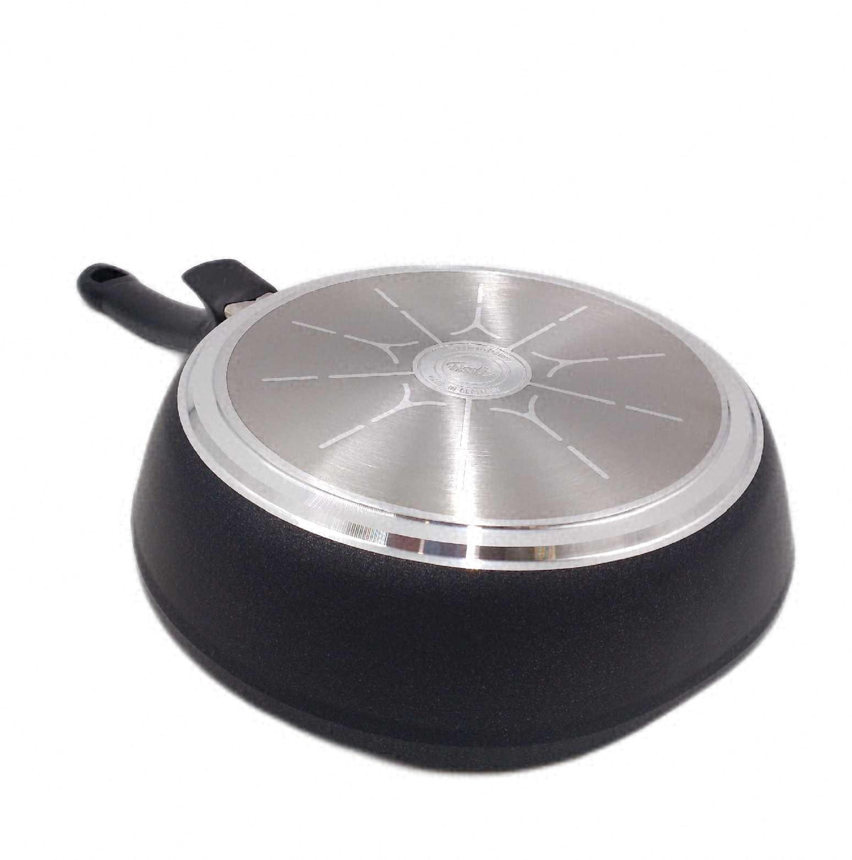 Fissler Adamant Comfort Aluminium Pfanne 26 cm Delle am Rand ungenutzt Boden