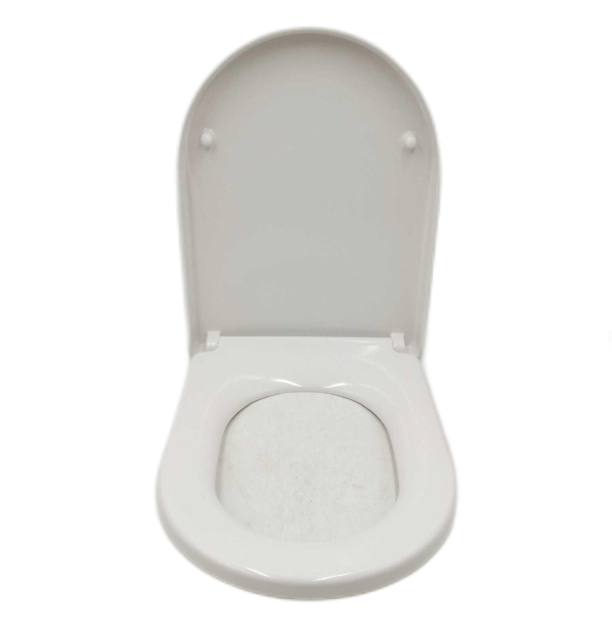 LOBENSWERK WC Sitz Badaccessoires Lang D Form Absenkautomatik einfache Montage