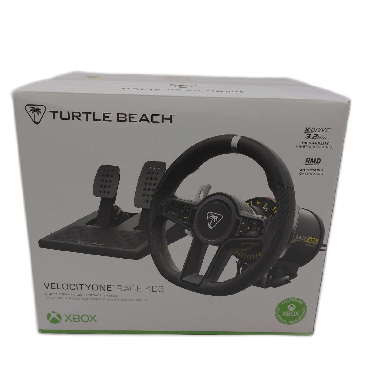 Turtle Beach VelocityOne Race KD3 Direct Drive Force Feedback Rennlenkrad für Xbox PC