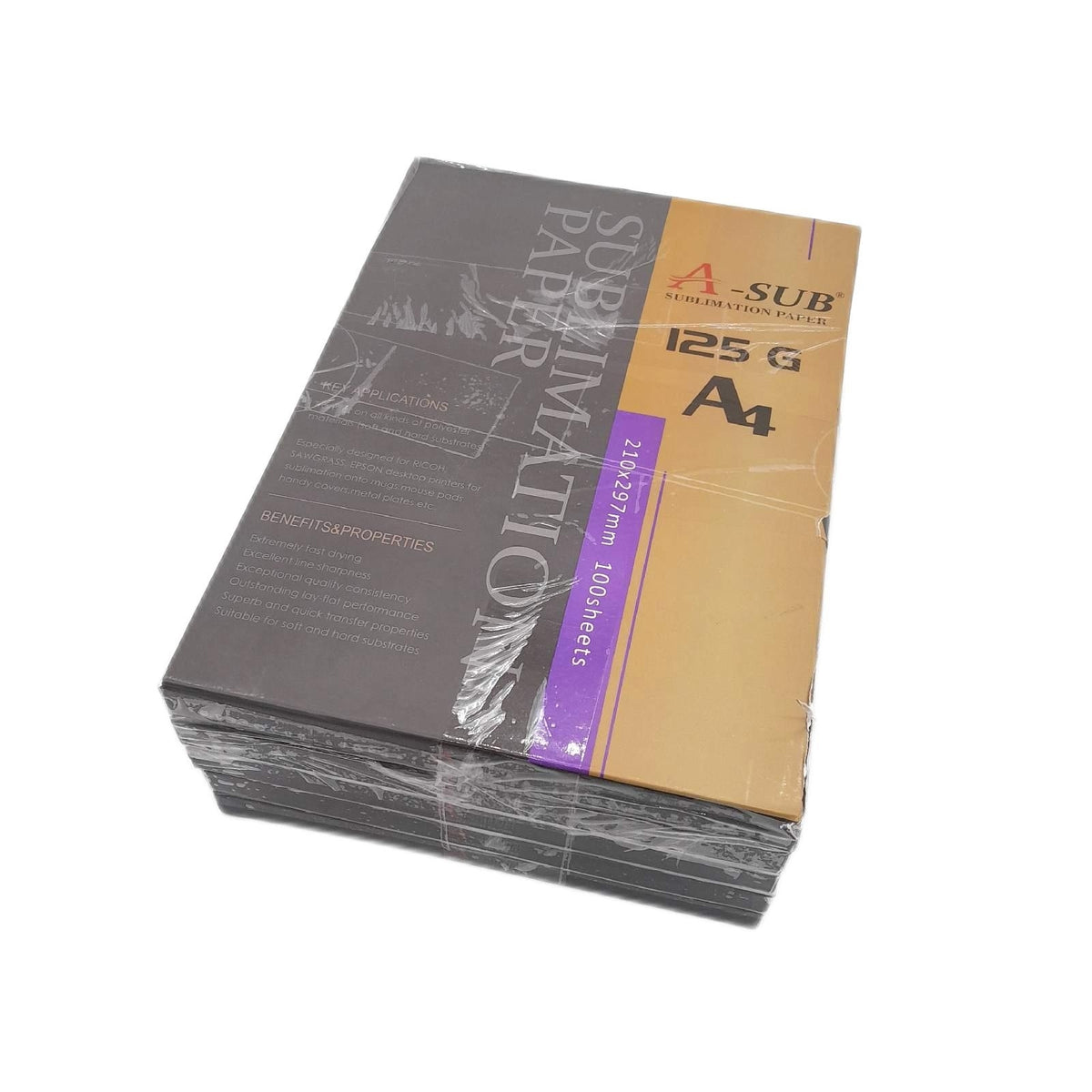 Sub Sublimationspapier A4 210x297 mm 500 Blatt 125 g m2 Sublimationpapier