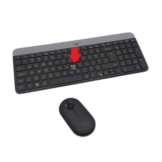 Logitech MK470 Slim Combo Kabelloses Tastatur Maus Set Spanisch ohne J Taste fehlt