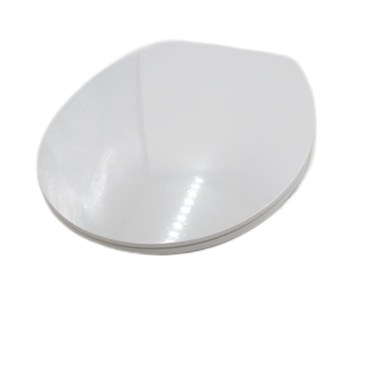 Amazon Basics Toilettensitz O Form Soft Close Schnellverschluss Antistatisch Weiss