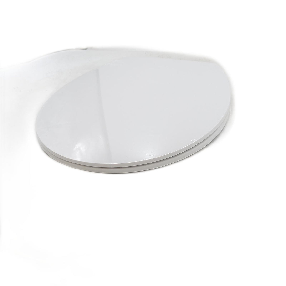 Amazon Basics Toilettensitz O Form Soft Close Schnellverschluss Antistatisch Weiss