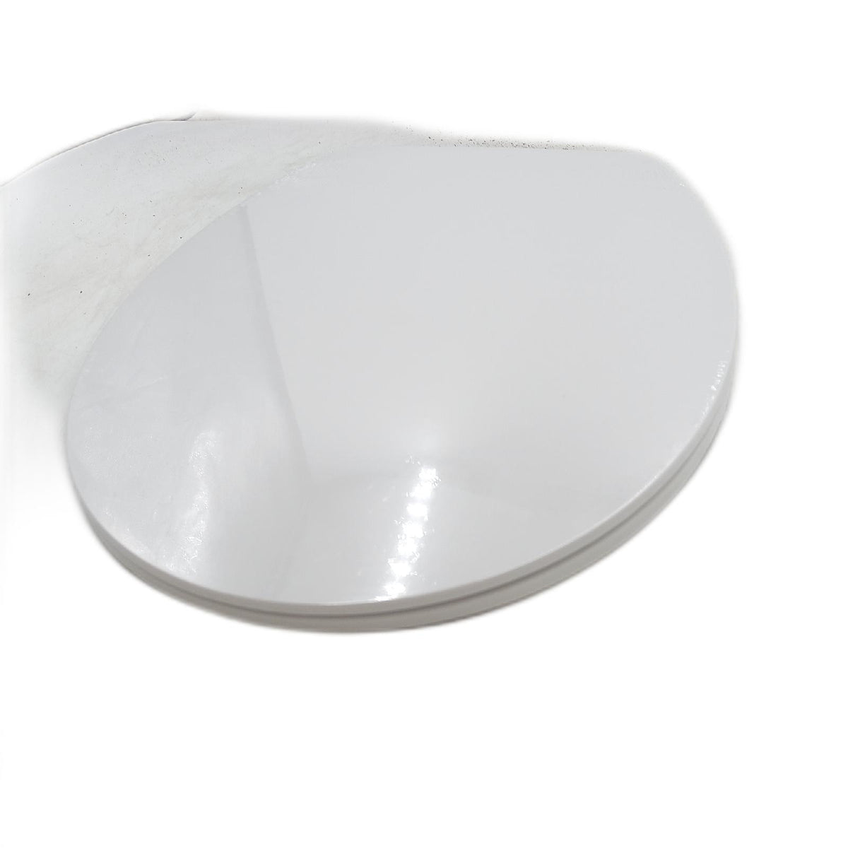 Amazon Basics Toilettensitz O Form Soft Close Schnellverschluss Antistatisch Weiss