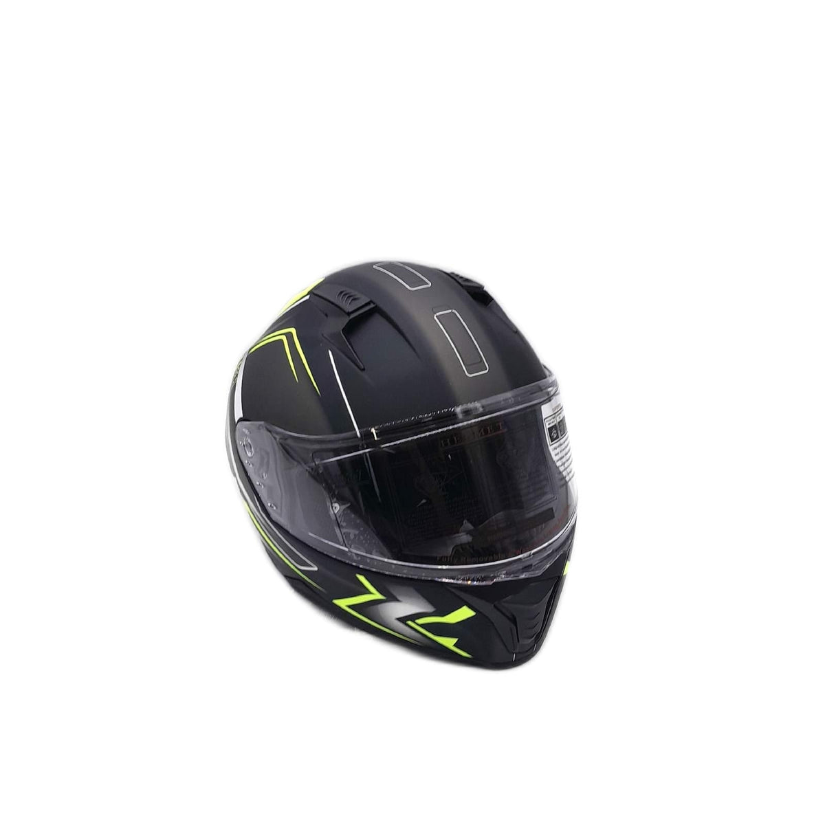 Protectwear H510 Arrow Motorradhelm Matt Schwarz Neon Gelb XL Größe Kopfgröße