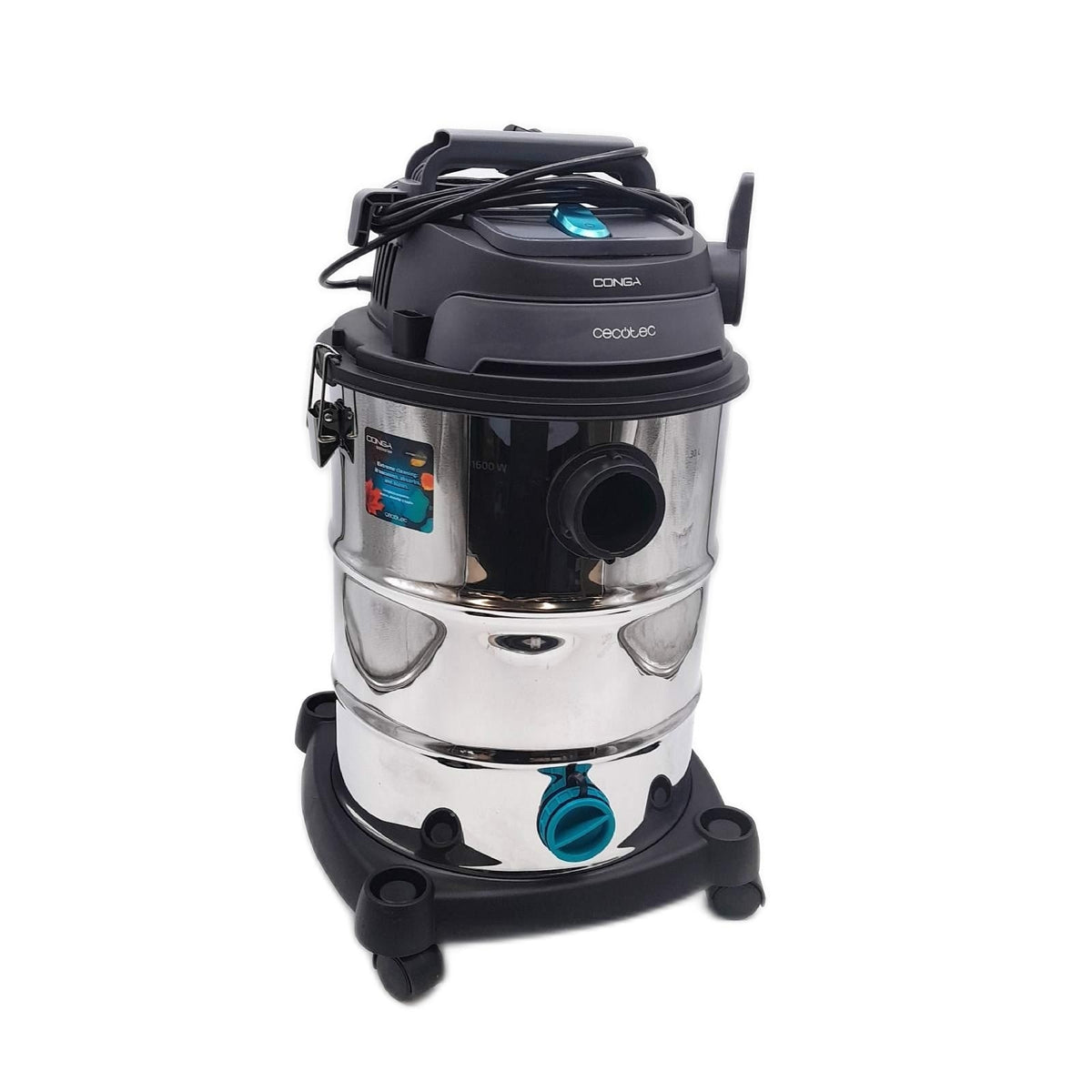 Cecotec Nass Trockensauger 30 L Conga Rockstar Wet Dry Steel Pro Haushaltsgerät