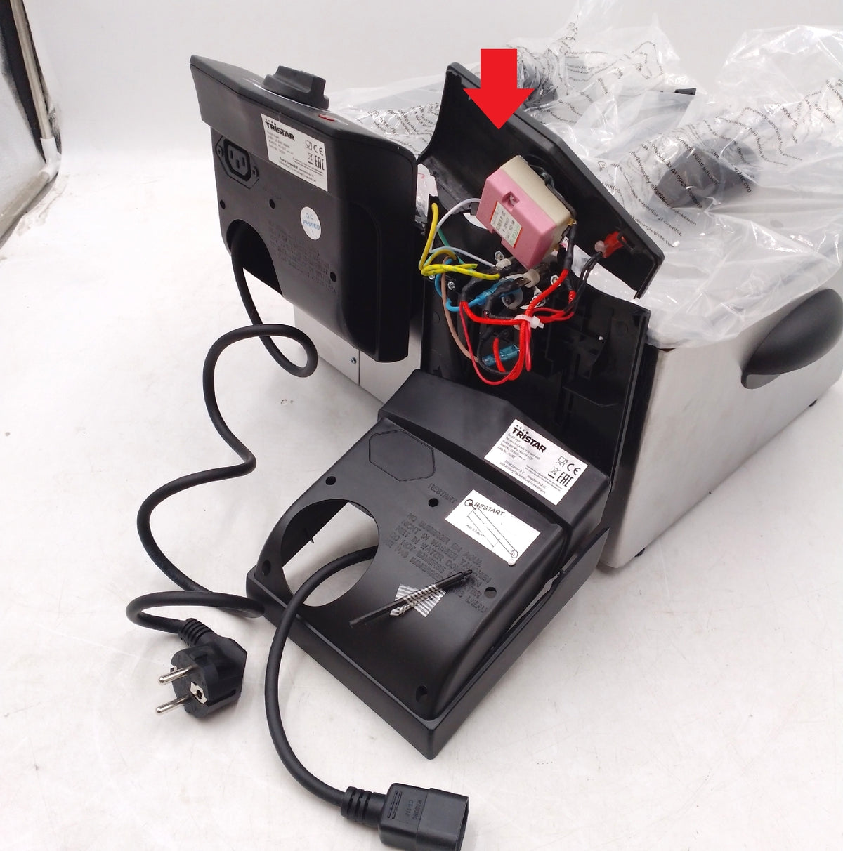 Tristar Doppel Fritteuse 2 x 3 Liter 2 x 1800 Watt Def