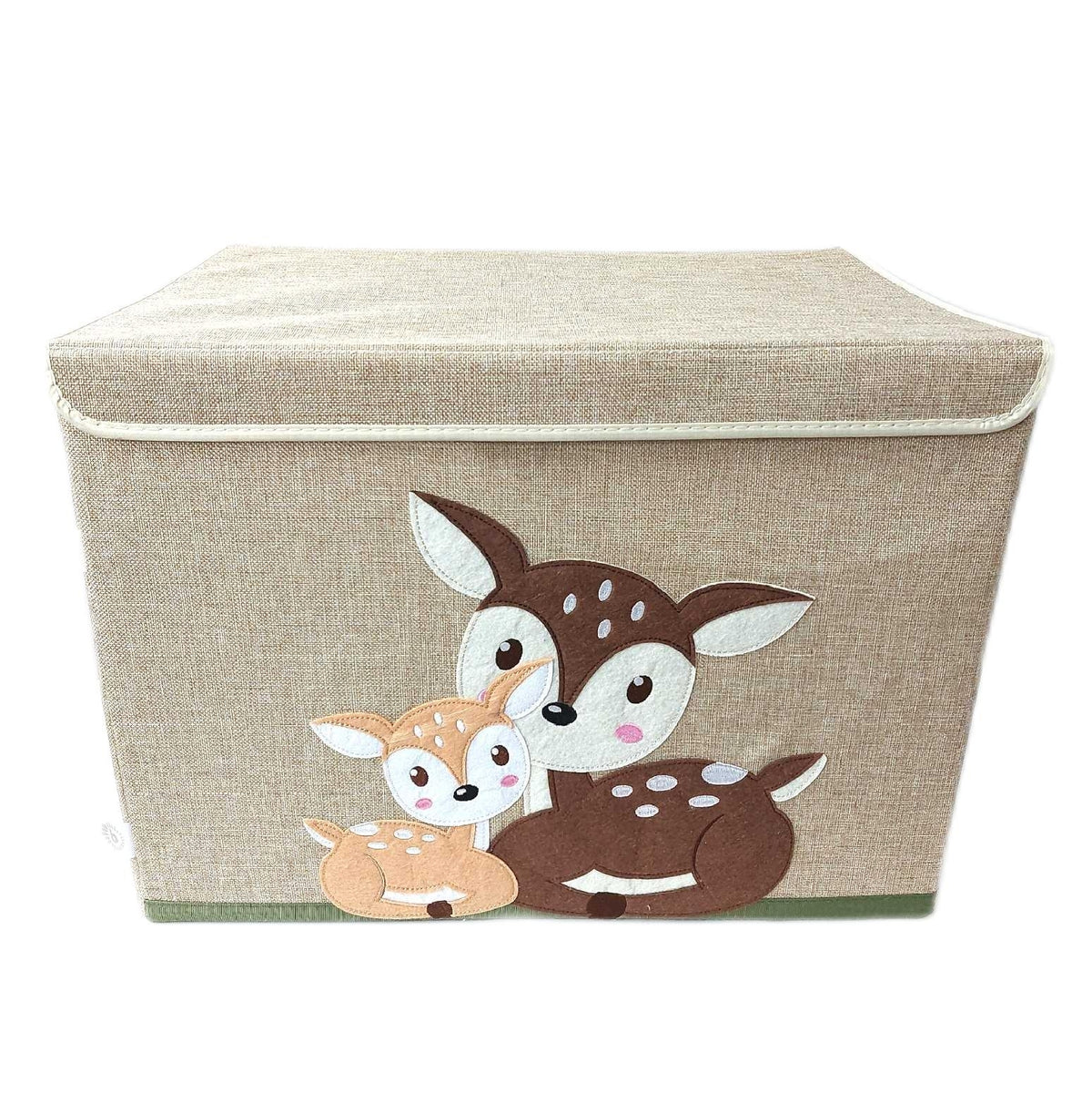 Bieco Aufbewahrungsbox mit Deckel 65 Liter faltbar ca 36x36x51 cm Spielzeugkiste