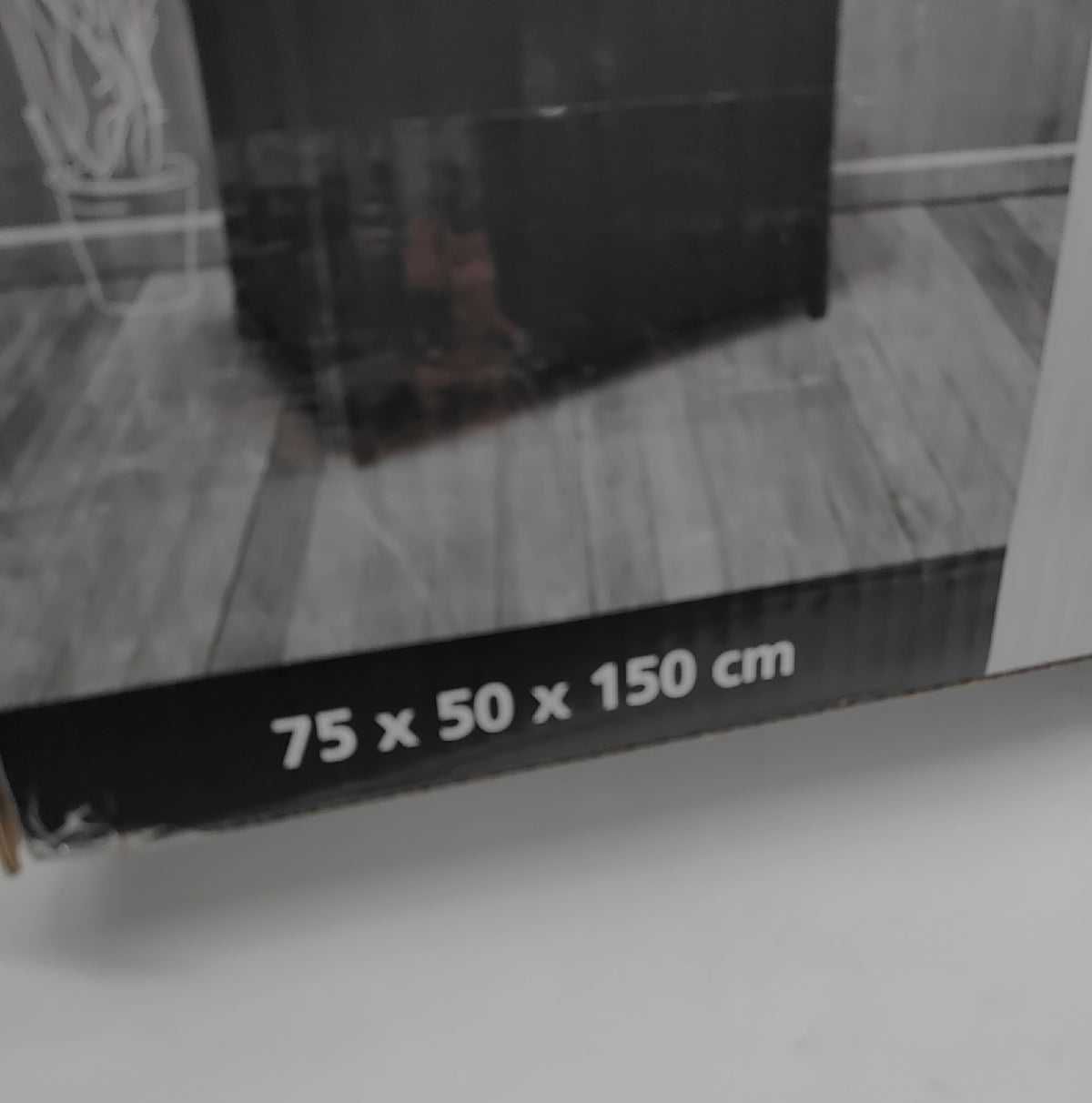 Wenko Kleiderschrank Deep Black Polyethylen Vinylacetat 75 x 150 x 50 cm Schwarz