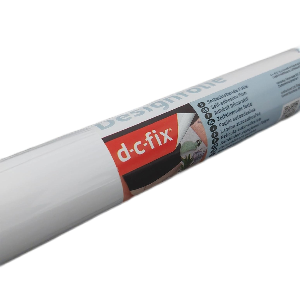 D-C-Fix Möbelklebefolie Weiß 90 cm x 2 1 m selbstklebend abwaschbar dekorativ