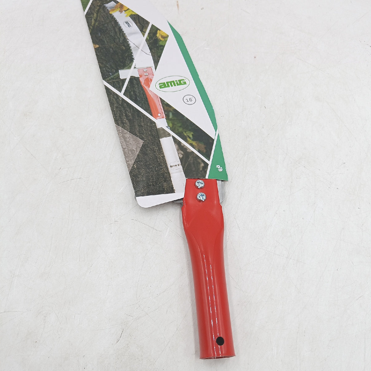 Amig Hochbaumsage 410 mm Stahlklinge Stahlrohrgriff Loch Fur 25 mm Stangen Handbaumsage