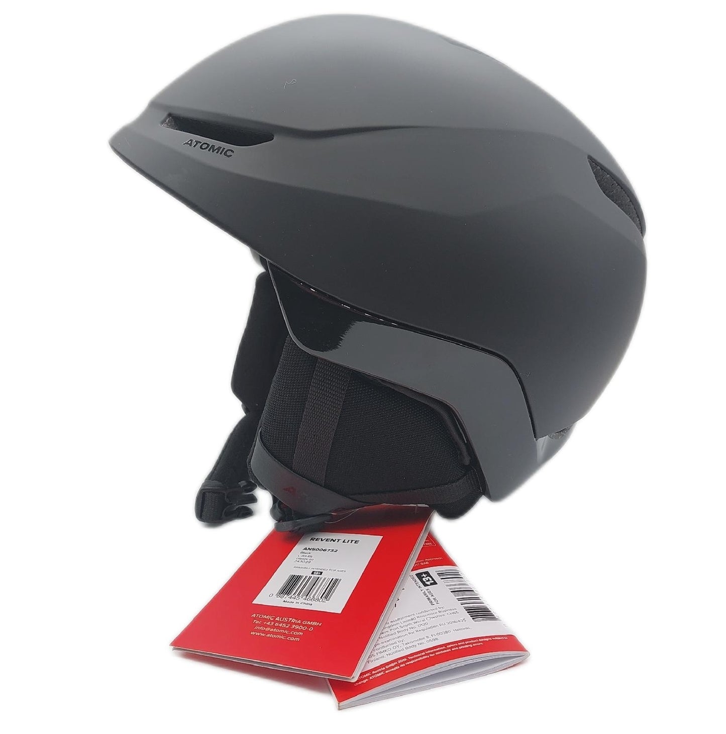 Atomic Skihelm Ski Ausrüstung Rev T LE Schwarz Größe 59 63 Schutz Sicherheit 360 Grad