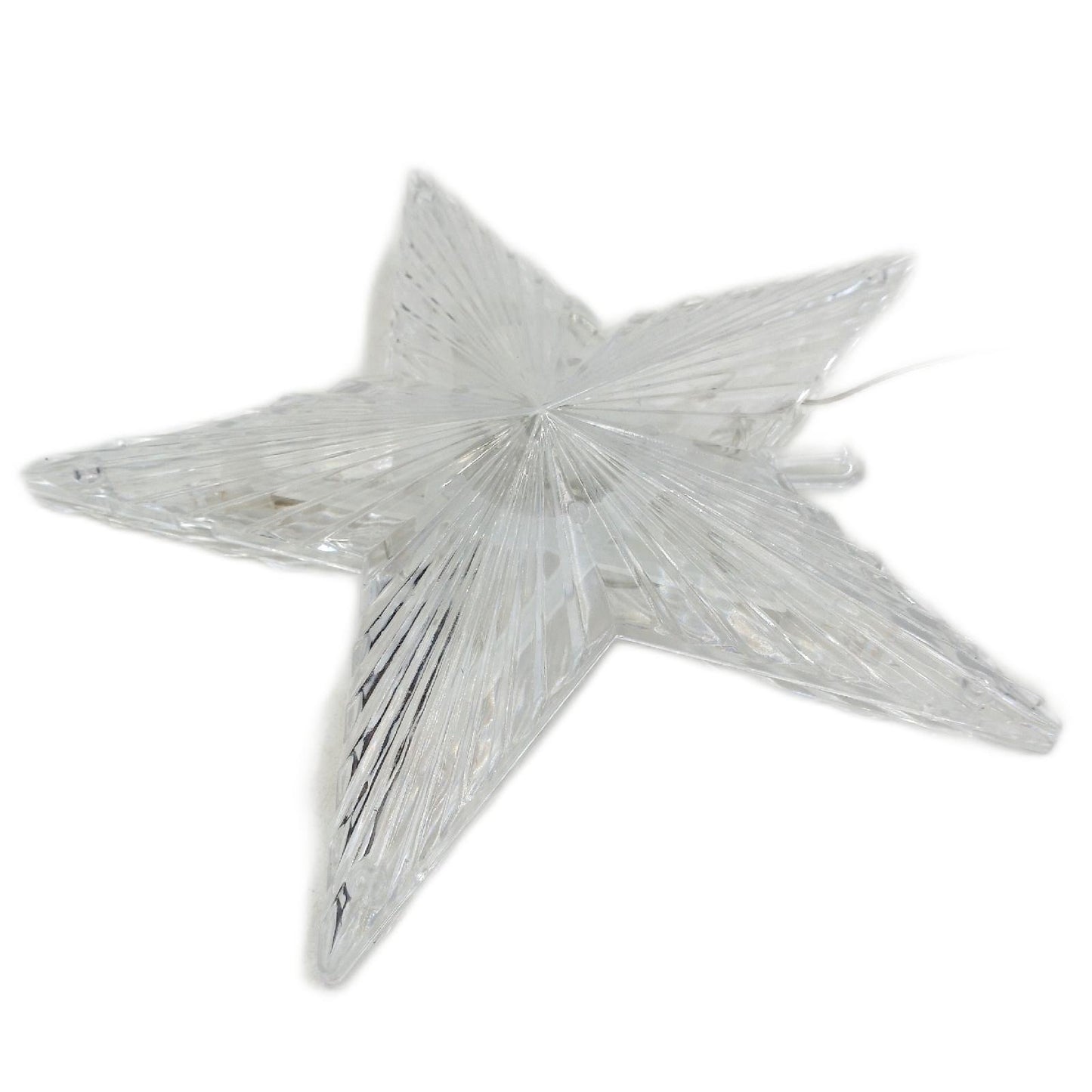 Spetebo Weihnachtsbaumspitze Weihnachtsdeko Weihnachtsbeleuchtung 10 LED Stromstecker Bele