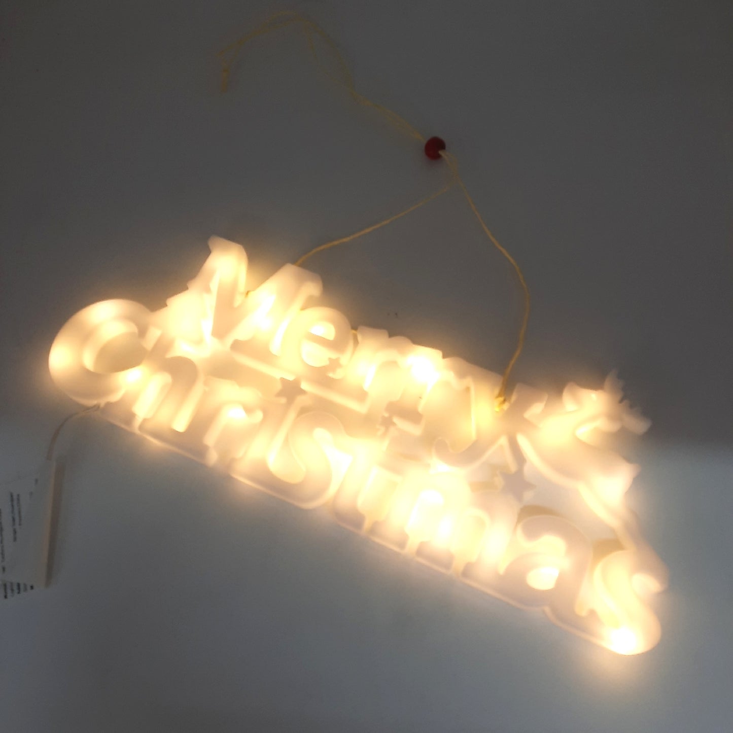 BLOOMWIN LED Schriftzug Weihnachtsdekoration Merry Christmas Beleuchtung festlich Stimmungsvoll elegant