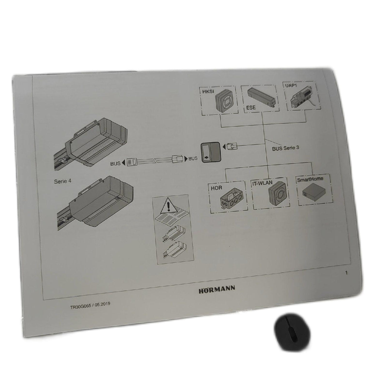 Hörmann WLAN Gateway Adapter Steuerzentrale Garagentore 24 Volt Komfortsteuerung Weiã