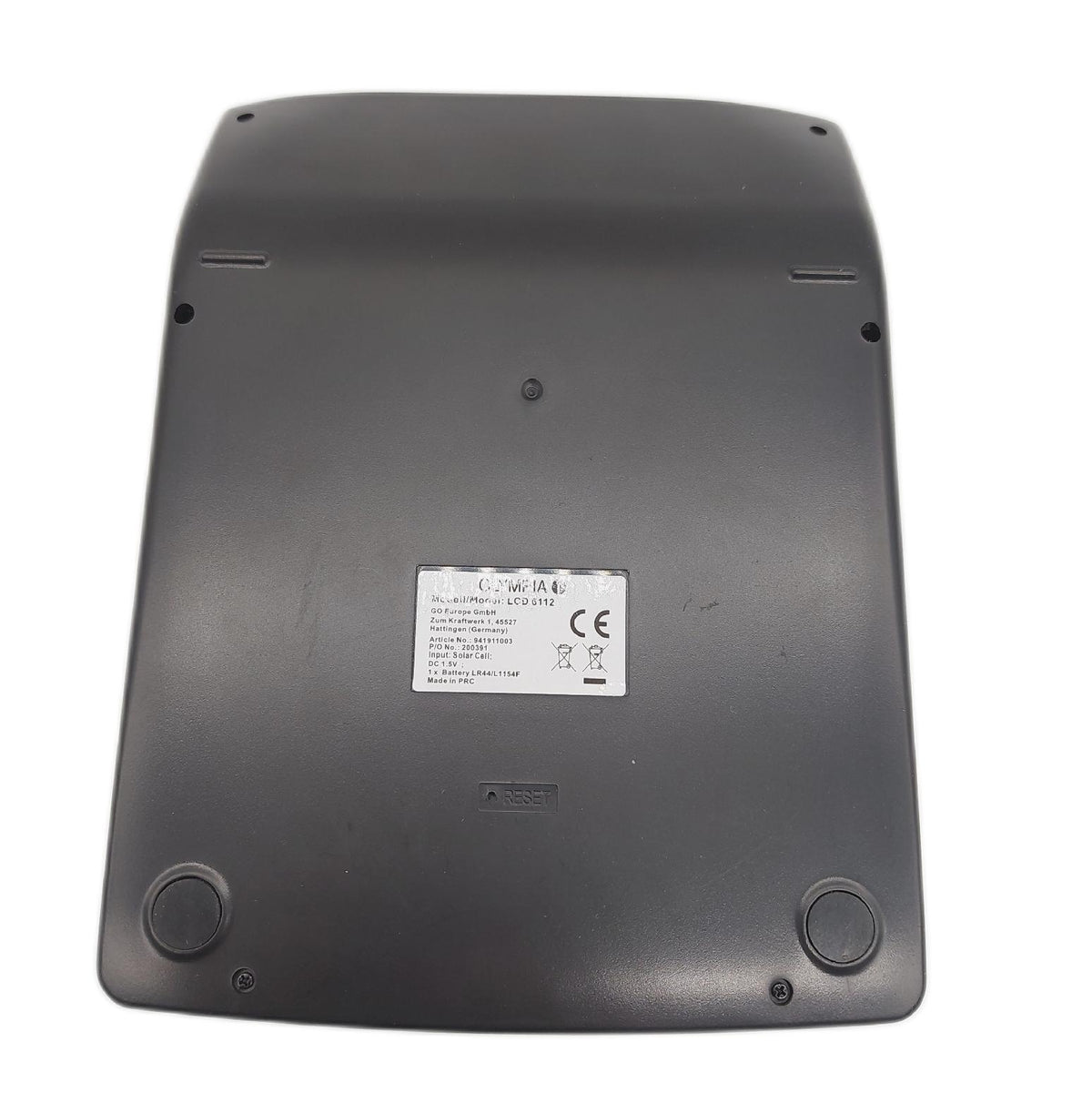Olympia Tischrechner Bürobedarf LCD 6112 Display Büro Digital Rechner für einfache Bedienung