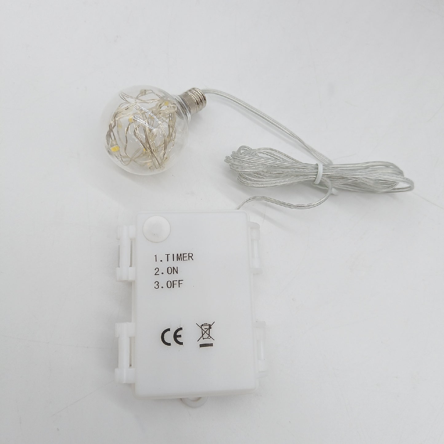 3D Weihnachtsstern Beleuchtung Fenster Dekoration 45cm LED Batterie Timer festlich