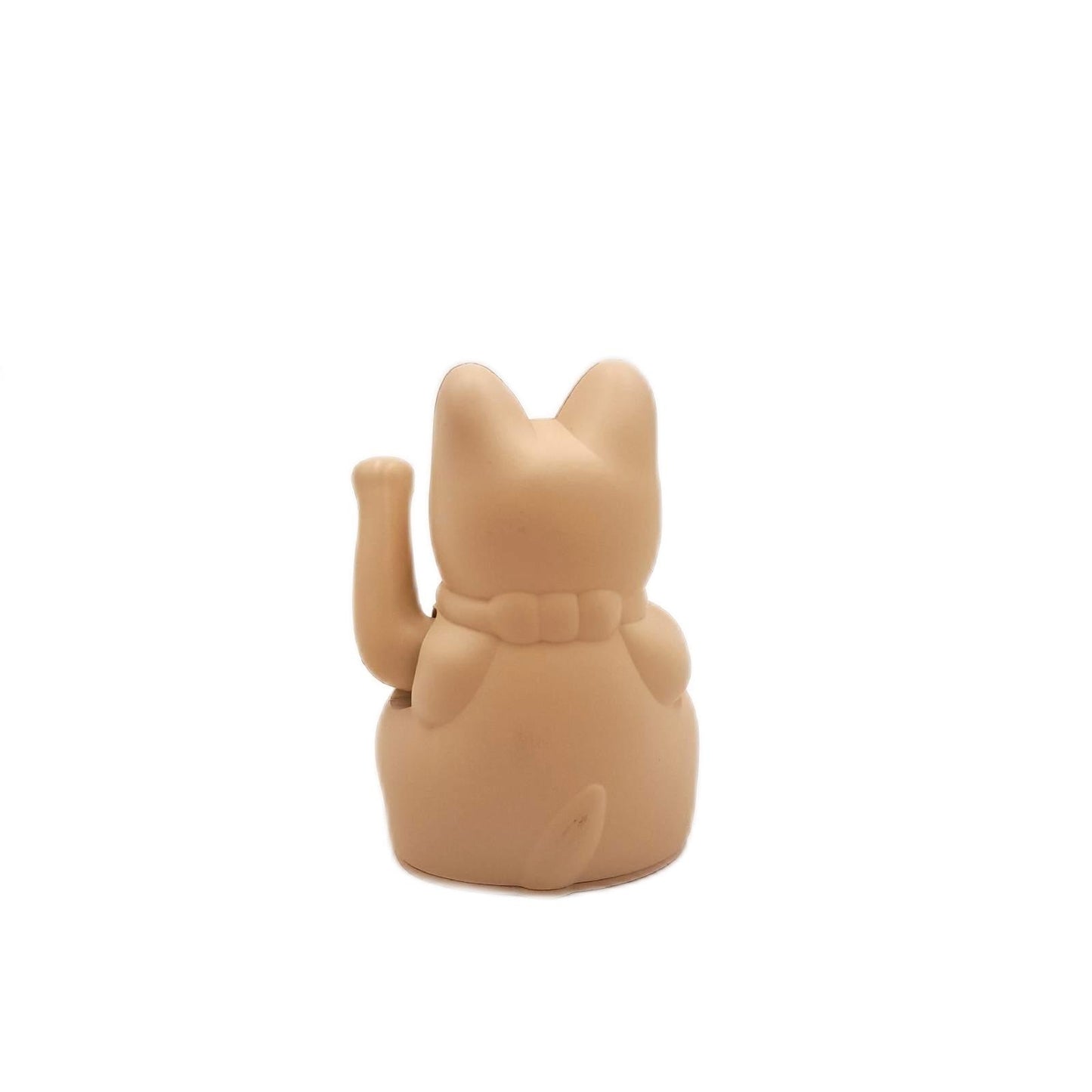 Lucky Cat Mini Glücksbringer Japanische Winkekatze Ocker 9 8 cm