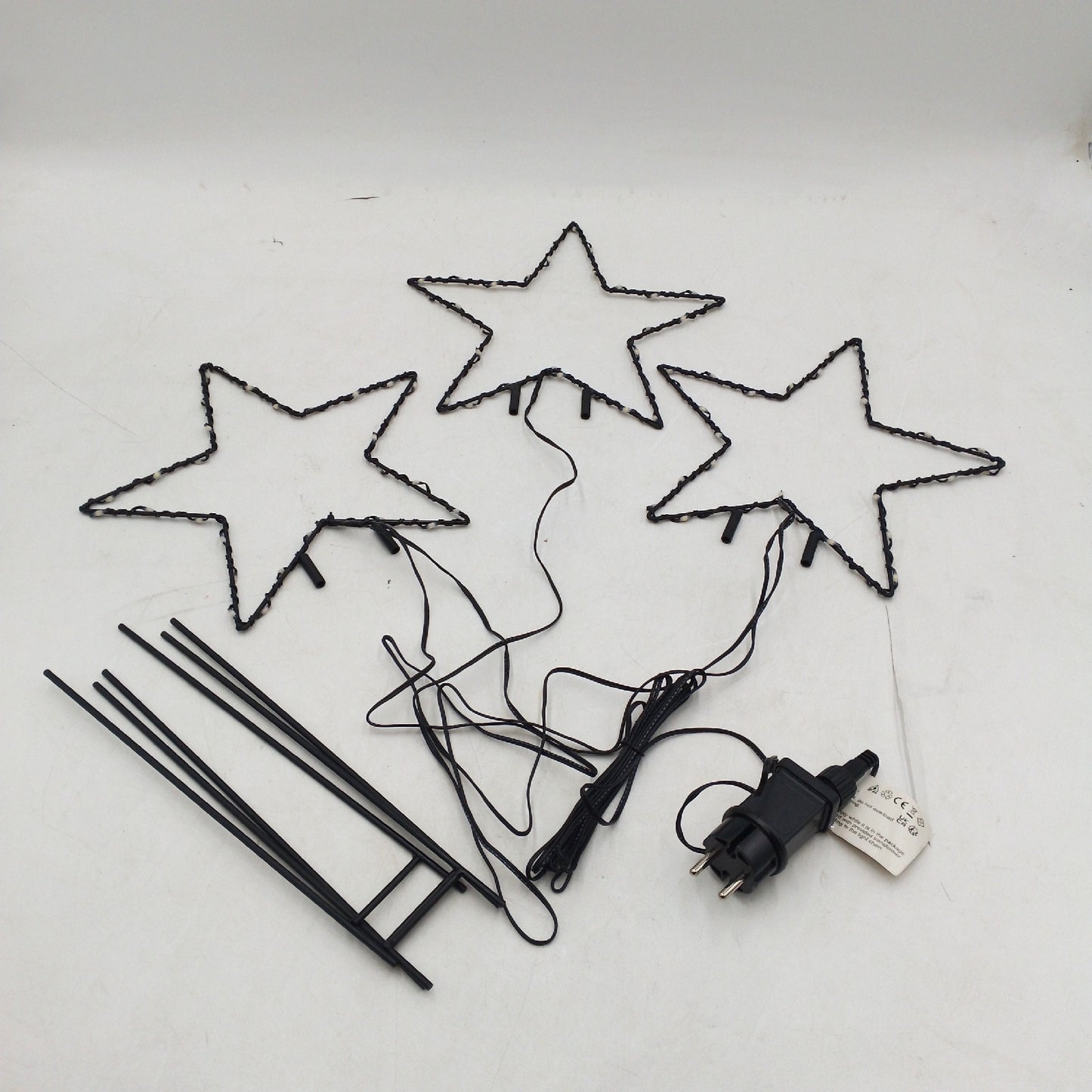 PhilzOps Weihnachtsbeleuchtung Gartenbeleuchtung Weihnachtsdeko 3er Set 90 LED Außen