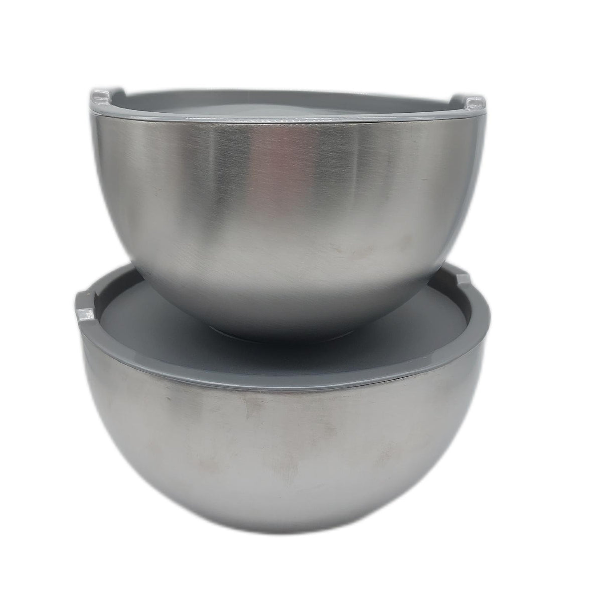 GSW 824019 Thermoschussel Set Kunststoffdeckel Edelstahl 4 teilig leichte