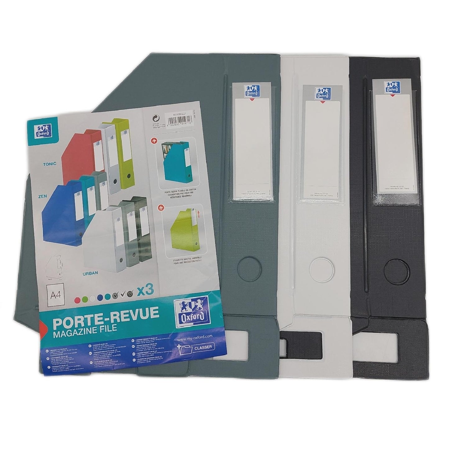 Elba Zeitungsständer Bürobedarf Color Life Urban 3er Set Zeitungen Ordnen Organizer