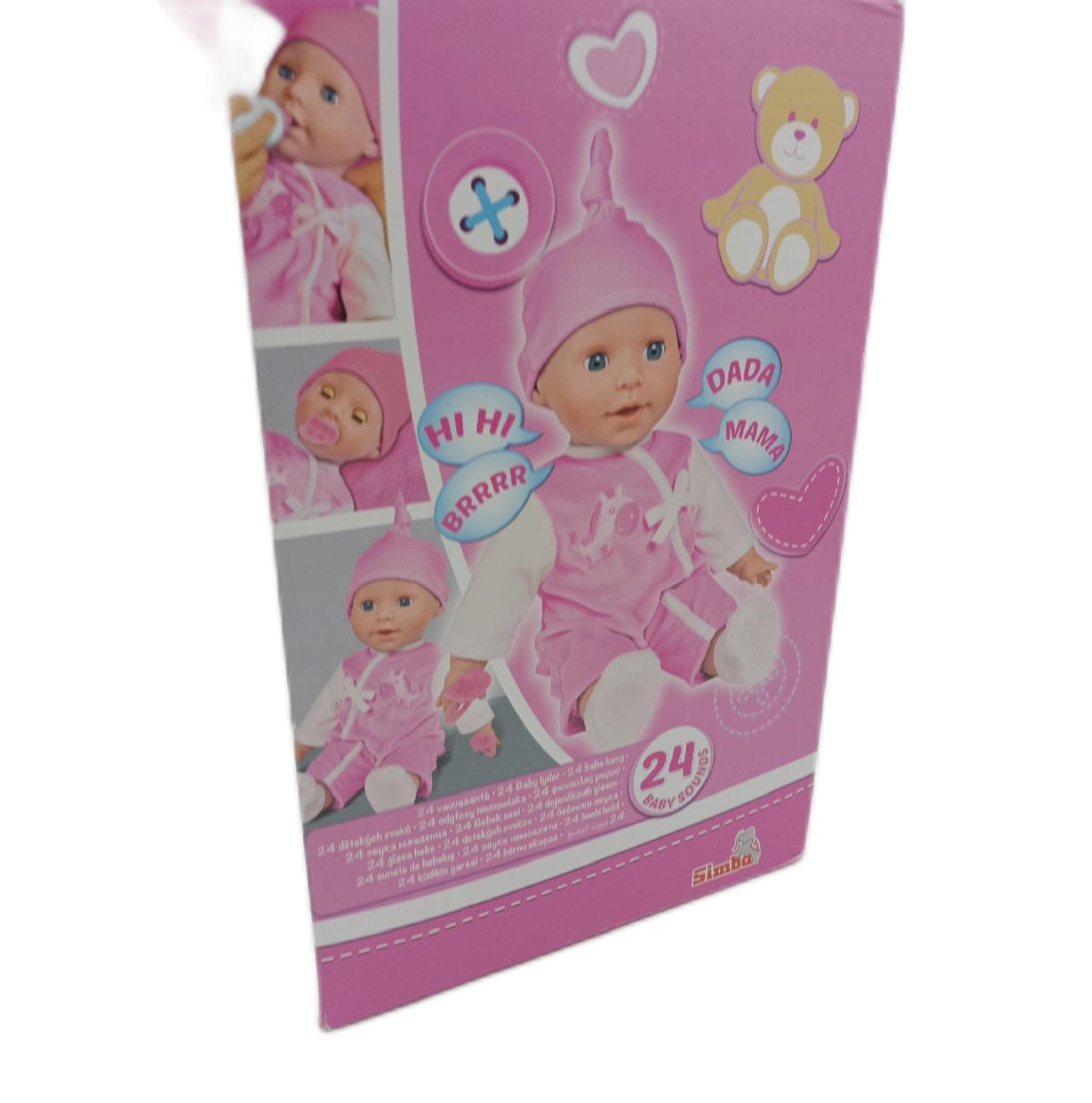 Simba 105140489 Laura Puppe Babysprache 38cm Weichkörper fehlt Soundmod