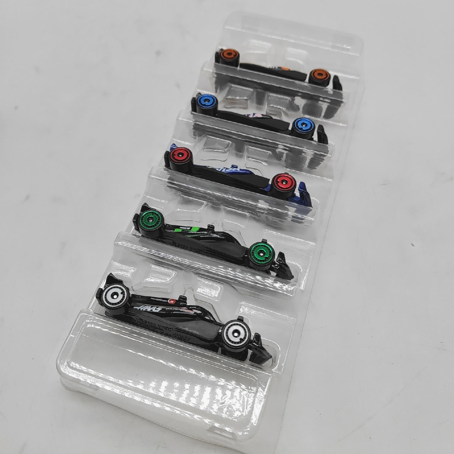 Hot Wheels Formula 1 Set 5 Rennwagen 1 Auto Reifen Defekt Siehe Fotos