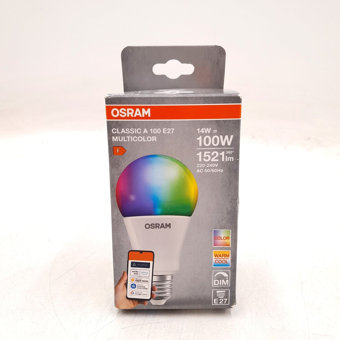 Osram LED Lampe Beleuchtung E27 RGBW Smart Home Beleuchtung Alexa Steuerung