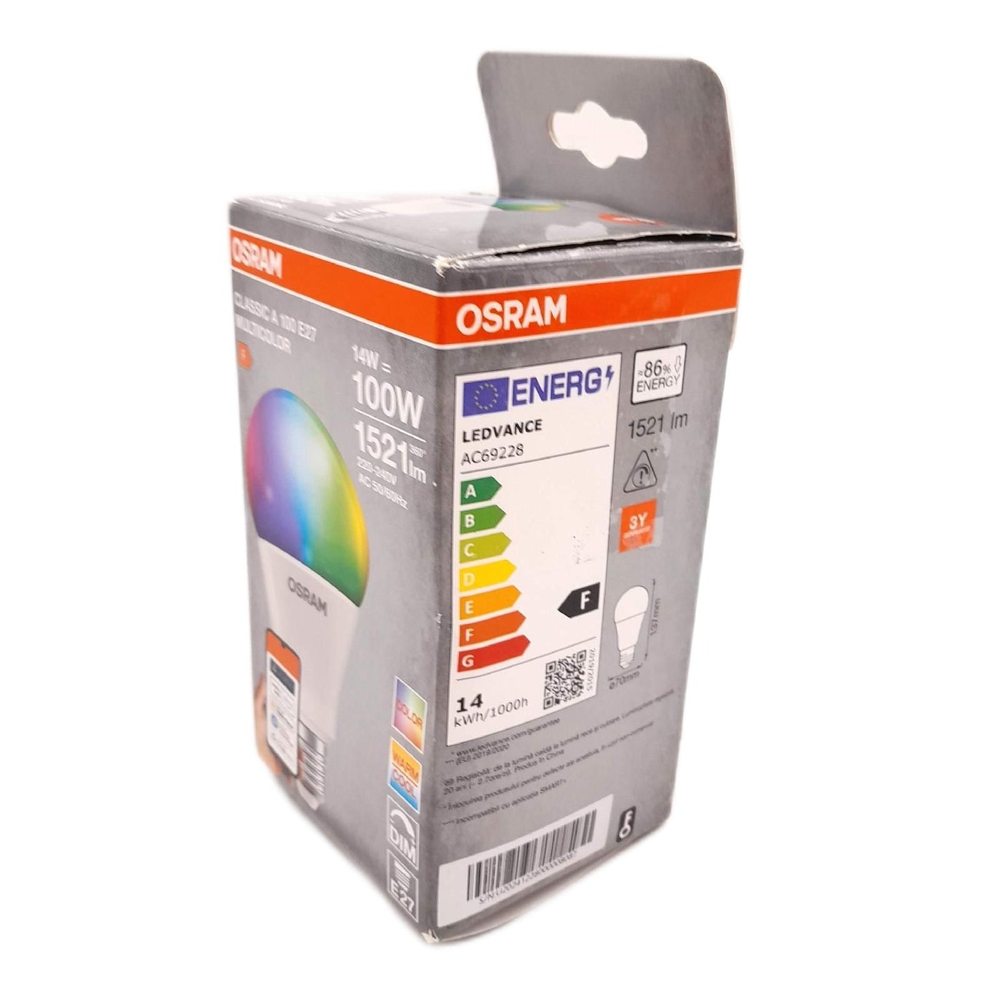 Osram LED Lampe Beleuchtung E27 RGBW Smart Home Beleuchtung Alexa Steuerung