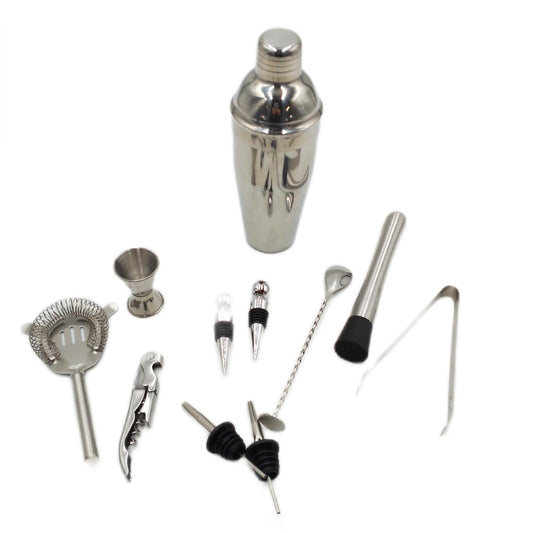 Cocktail Shaker Set Esmula 750ML 12 Teilig Edelstahl Barkeeper unvollständig