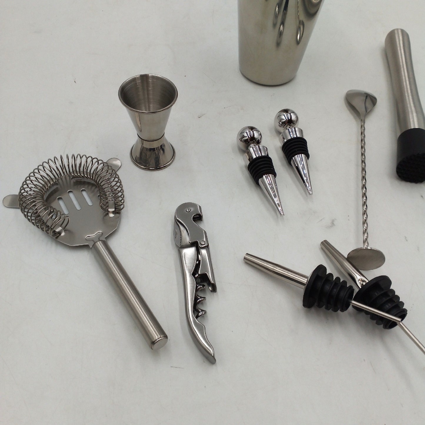Cocktail Shaker Set Esmula 750ML 12 Teilig Edelstahl Barkeeper unvollständig