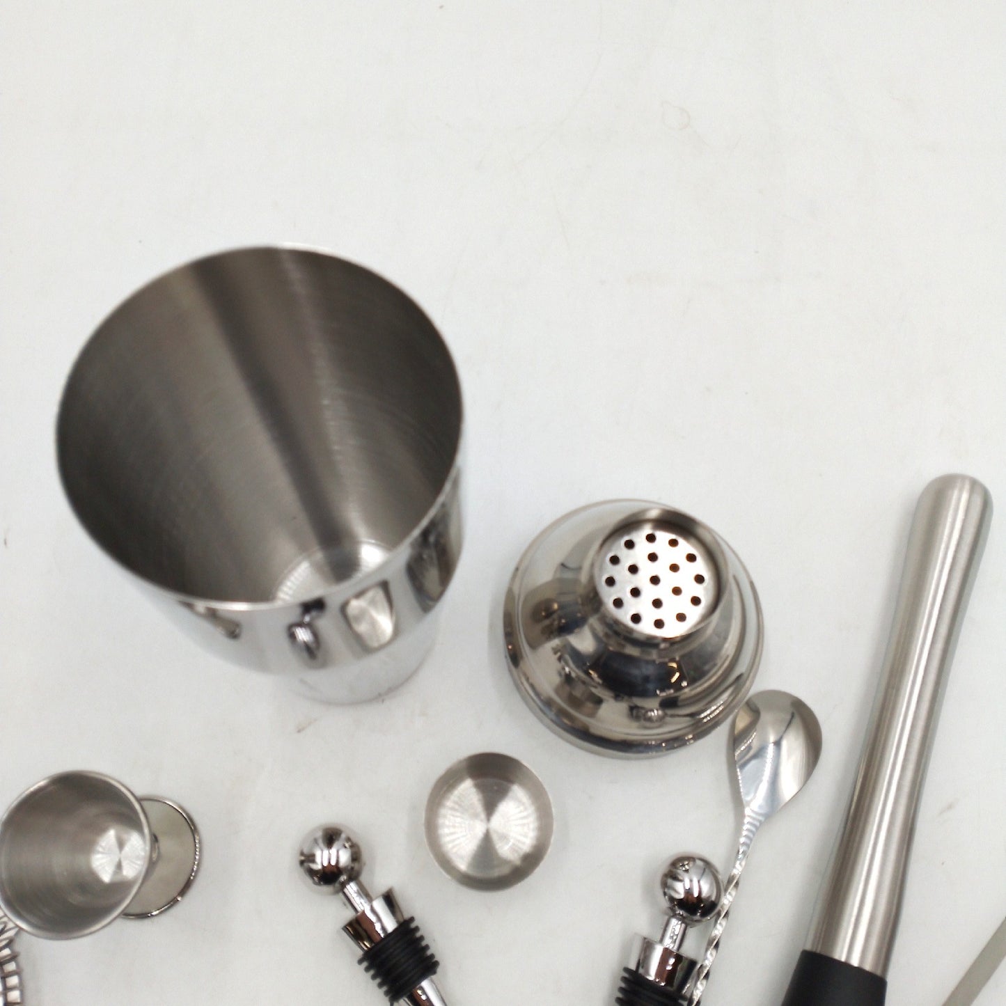 Cocktail Shaker Set Esmula 750ML 12 Teilig Edelstahl Barkeeper unvollständig