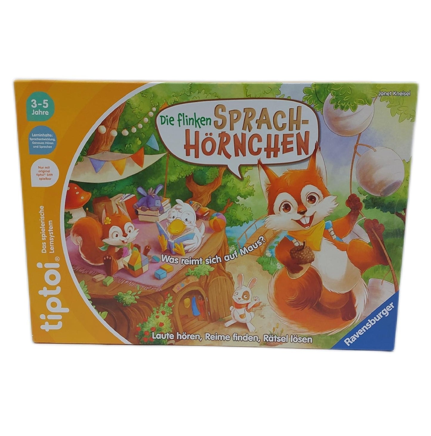 Ravensburger Spiel Lernspielzeug Spielwaren tiptoi 00203 flinken Sprach Hörnchen