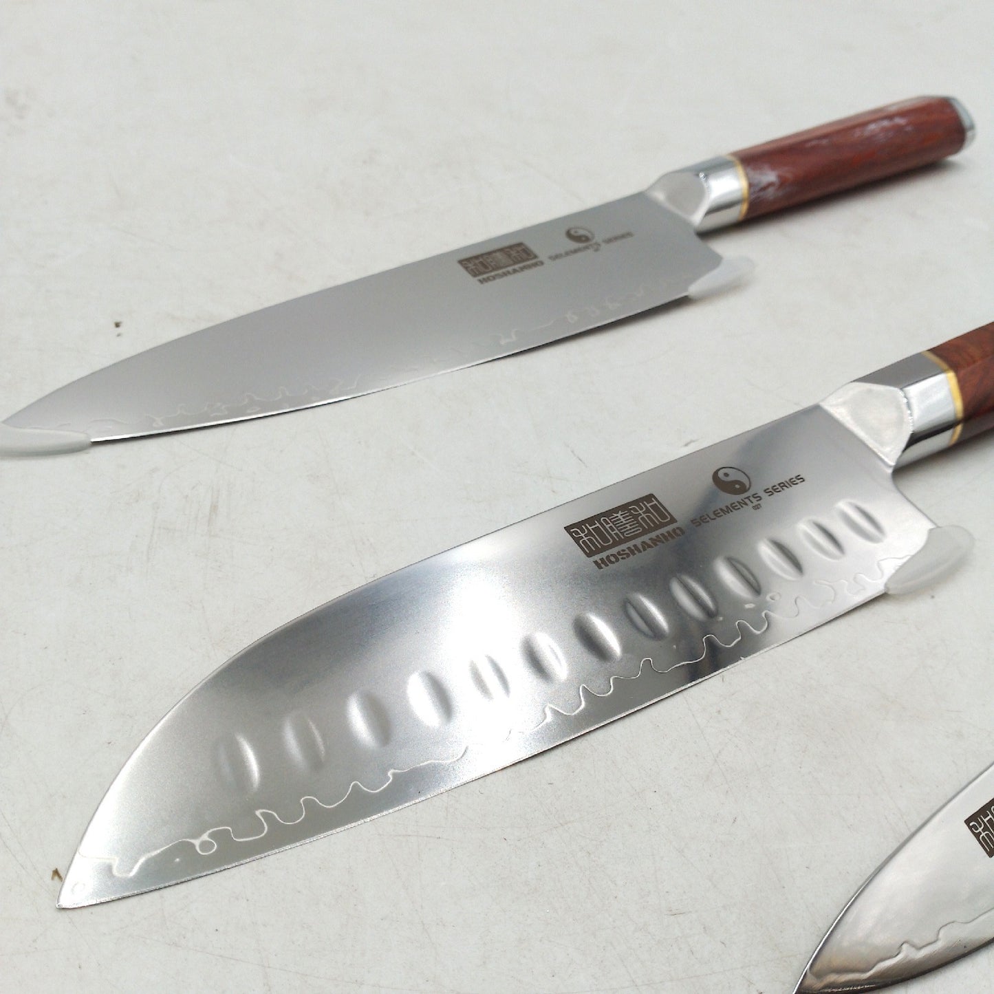 HOSHANHO Messerset Küchenmesser Küchenwerkzeuge 3 teilig scharf japanisch
