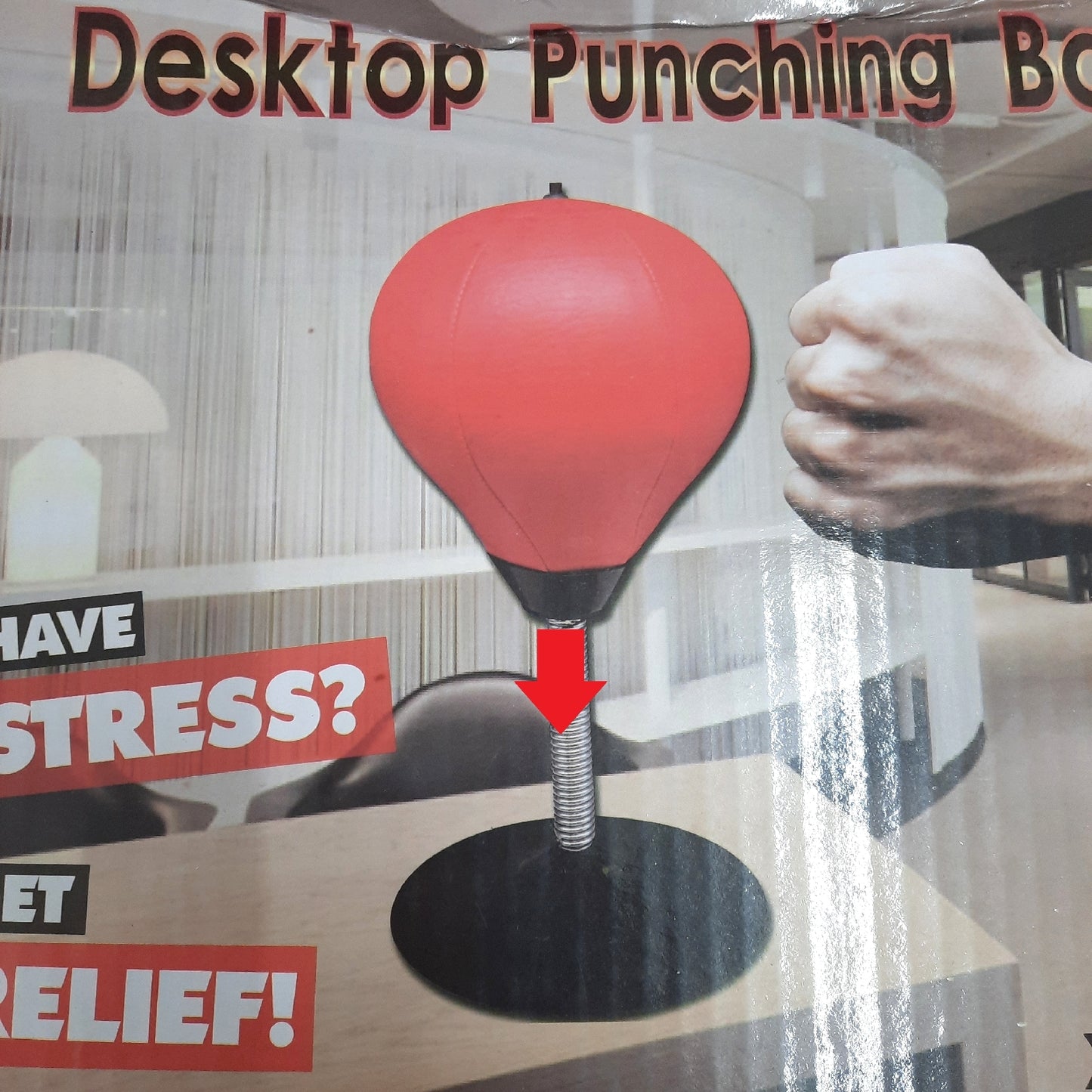 NZQXJXZ Boxsack Schreibtisch Punchingball Tisch Superstar ohne Feder