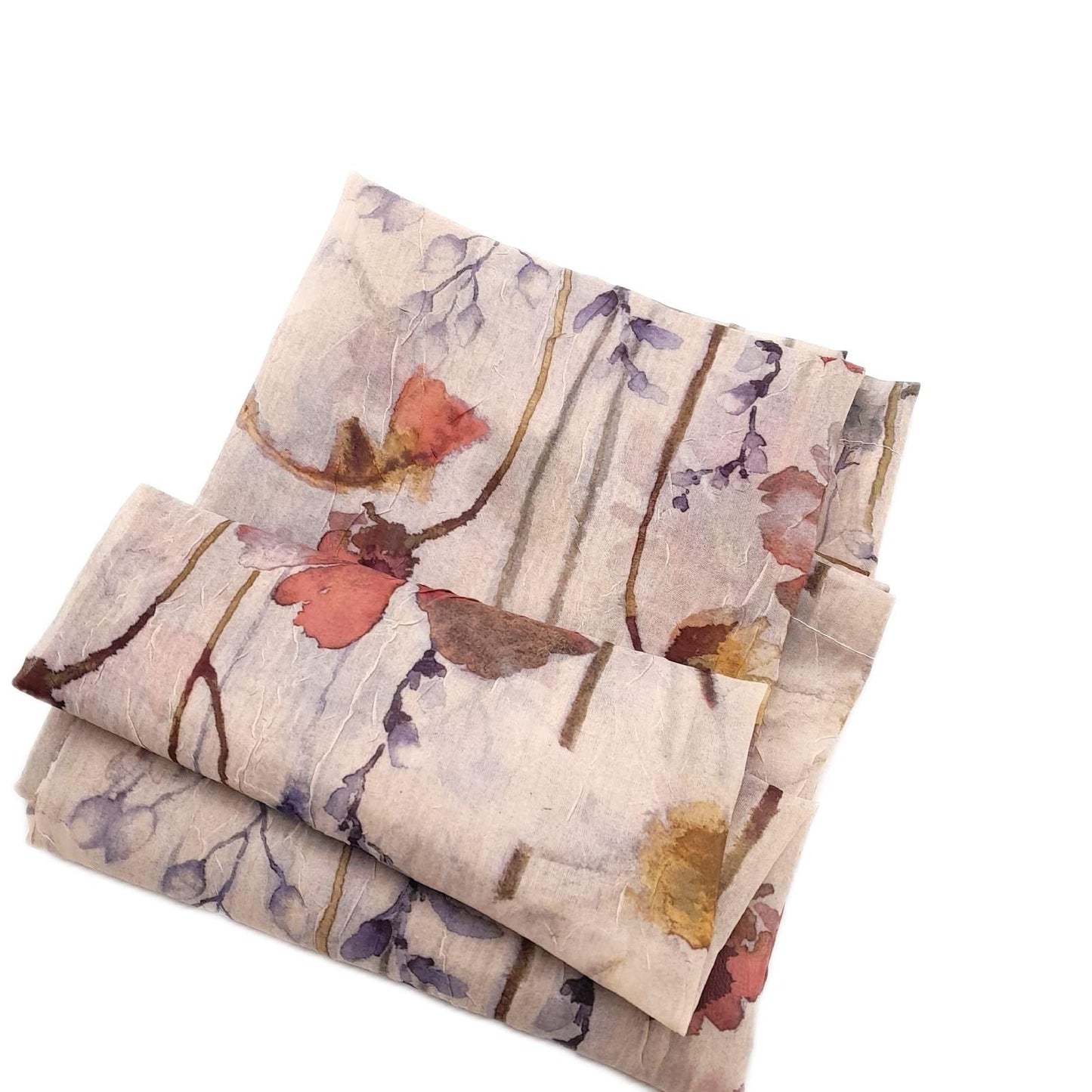 Simplebrand Gardinen Heimtextilien Floraldruck Doppelperforationstechnik 2er Set