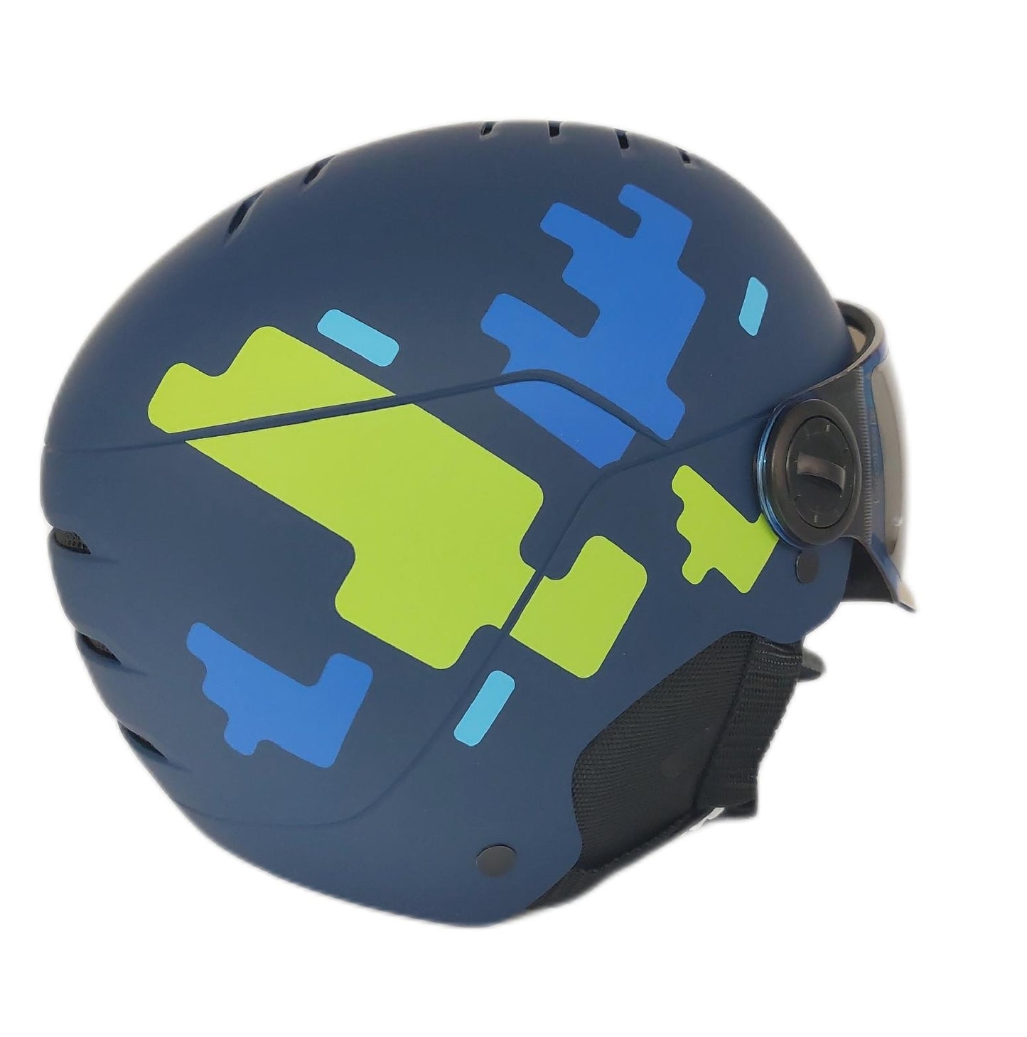 Uvex Skihelm Visier Schutz Helmschale Rocket jr atmungsaktiv optimal belüftet