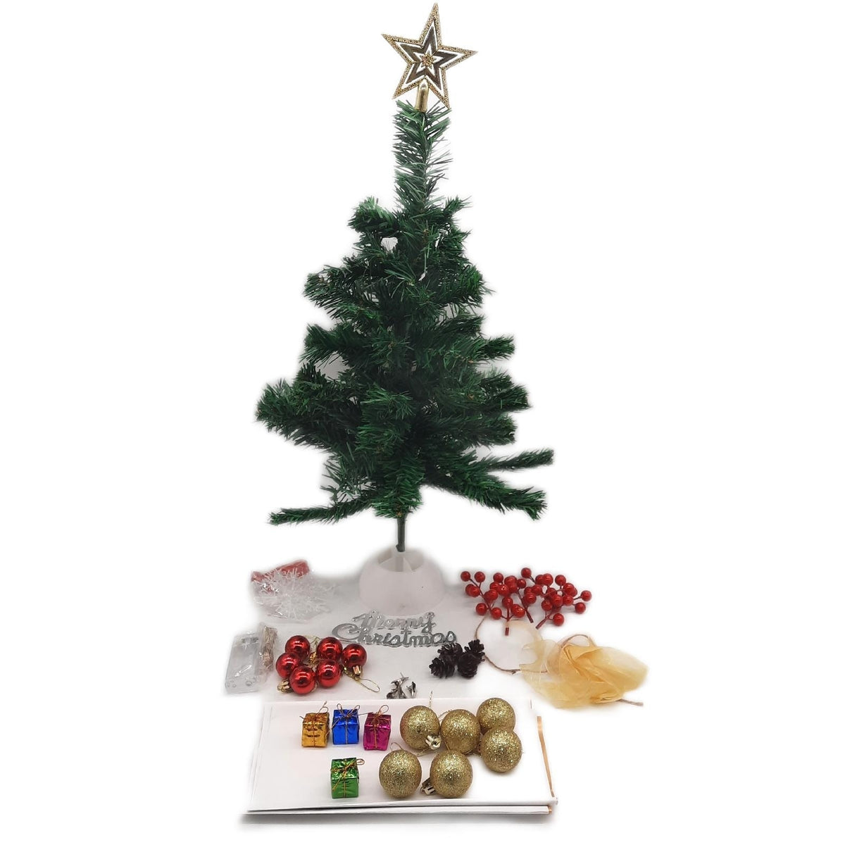 COOLUCK Mini Weihnachtsbaum Beleuchtung Tischdekoration Weihnachten Lichterbaum festlich stimmungsvoll
