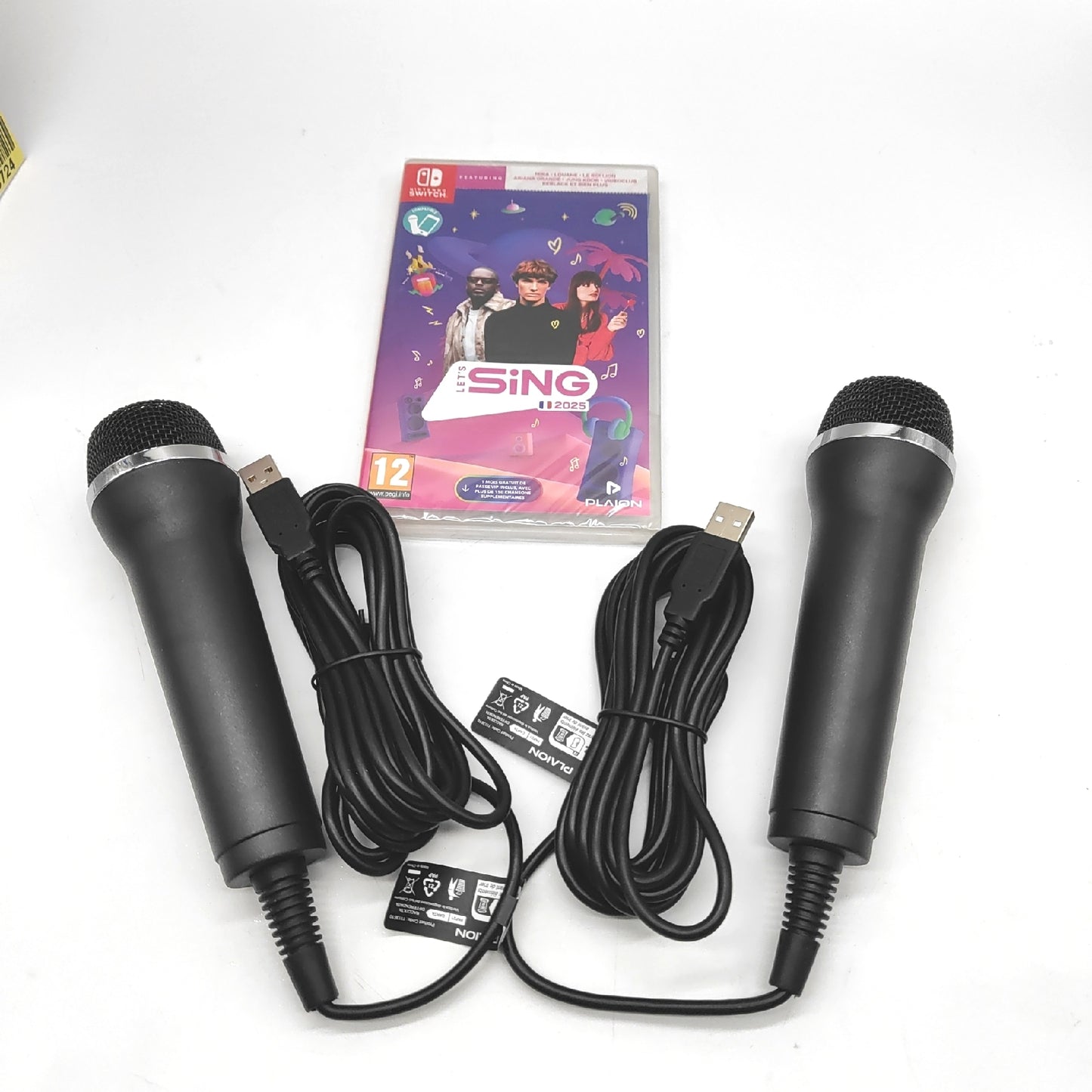 Lets Sing 2025 Nintendo Switch Spiel Unterhaltung 2 Mikrofone Partyspaß Karaoke